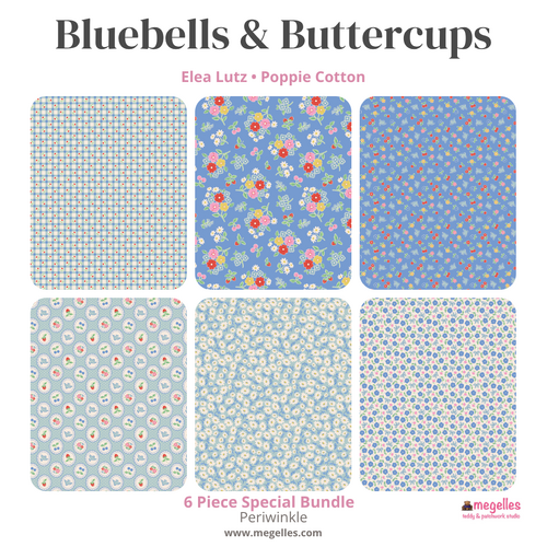 Bluebells & Buttercups Periwinkle 6 Piece Special Bundle 