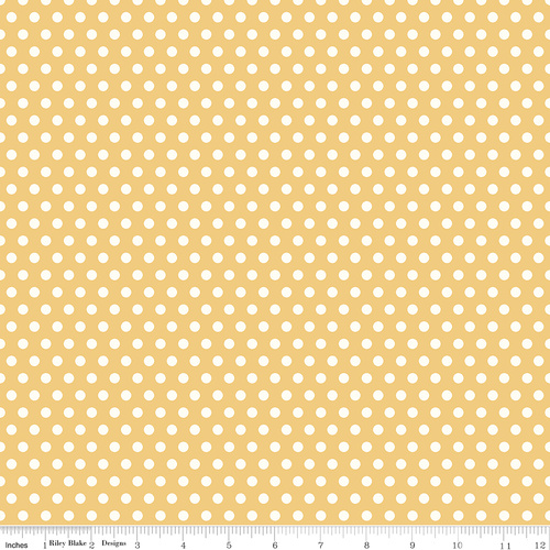 Sunsetridge Dots Honey C15735 Quilting Fabric