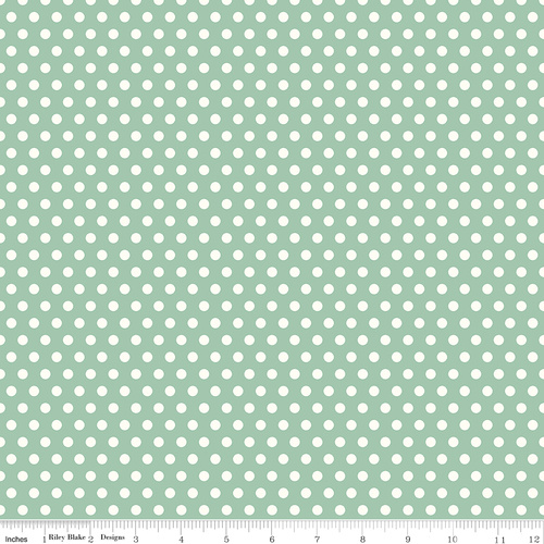 Sunsetridge Dots Seafoam C15735 Quilting Fabric