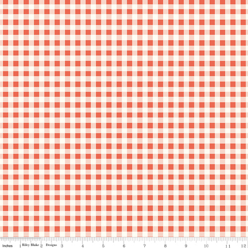 Sunsetridge Plaid Rouge C15736 Quilting Fabric