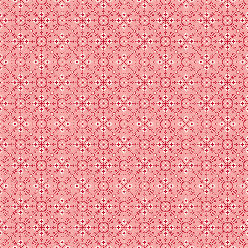 Berry & Sage Homemade Floral Embroidery C17385 Coral Quilting Fabric 