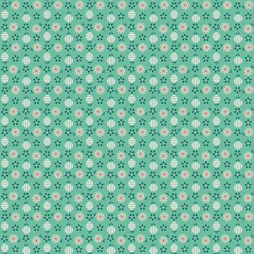 Berry & Sage Apron Doily Daisy C17390 Leaf Quilting Fabric 