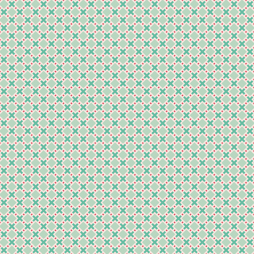 Berry & Sage Criss Cross Xs Dots C17396 SageQuilting Fabric 