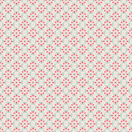Berry & Sage Wallpaper Bandana C17398 Latte Quilting Fabric 