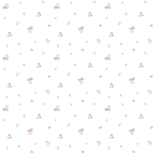Whimsical Woodland Mushrooms White C17644-WHITE Quilting Fabric