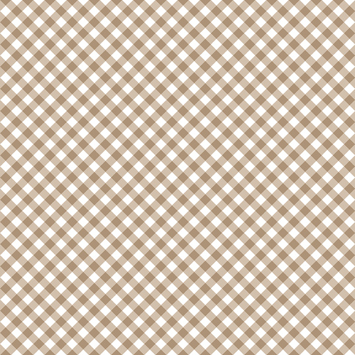 Whimsical Woodland Diagonal Gingham Natural C17646-NATURAL Quilting Fabric
