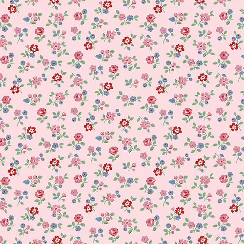 Cath Kidston Signature Collection Arlington Ditsy Pink C18373-PINK Quilting Fabric