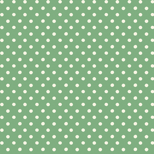 Cath Kidston Signature Collection Button Spot Green C18374-GREEN Quilting Fabric