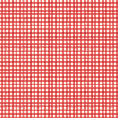 Cath Kidston Signature Collection Gingham Red C18375-RED Quilting Fabric