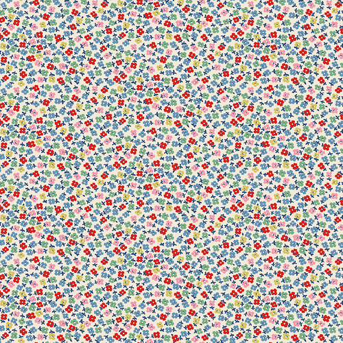 Cath Kidston Signature Collection Teeny One Cream C18376-CREAM Quilting Fabric