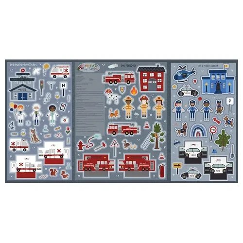 It Takes a Village Felt Panel 36" x 68"