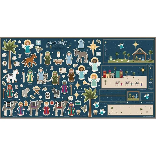 Silent Night Felt Panel 36" x 69"
