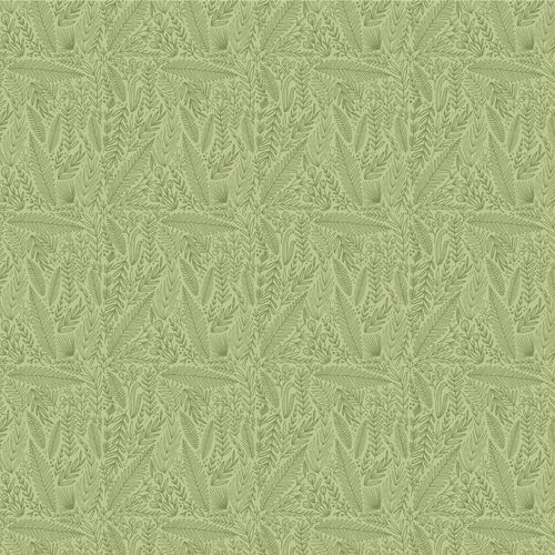 Cottage Charm Delicate Foliage Green CH24757 Quilting Fabric