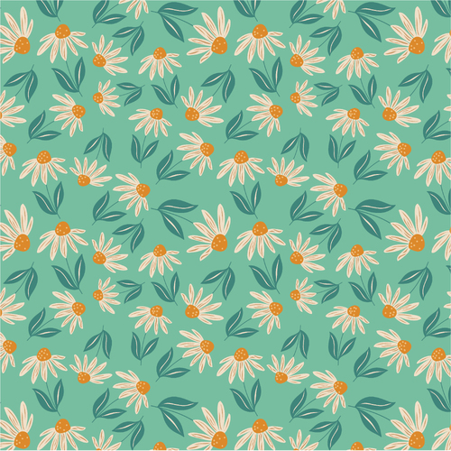 Calico Cowgirls Big Sunnies Teal CW24829 Quilting Fabric