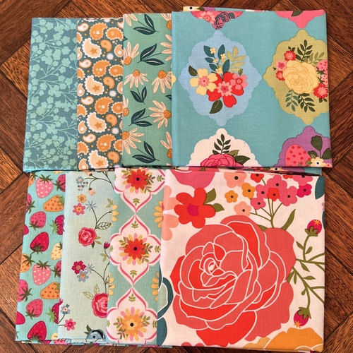 Calico Cowgirls White & Teal 8 Piece Special Bundle LAST ONE 