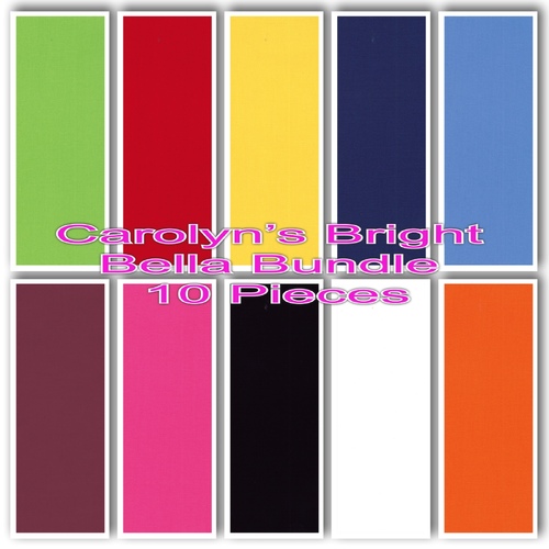 Carolyn's Bright Bella Solid 10 Piece Special Bundle