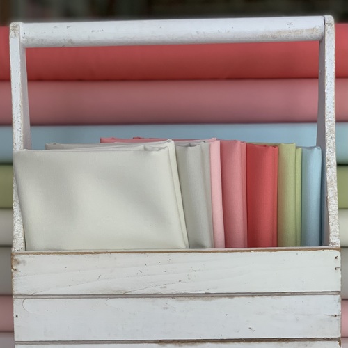 Cottage Linen Closet Bella Solids Coordinates 7 piece Special Bundle