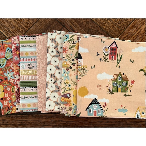 Cottage Charm Peach 7 Piece Special Bundle