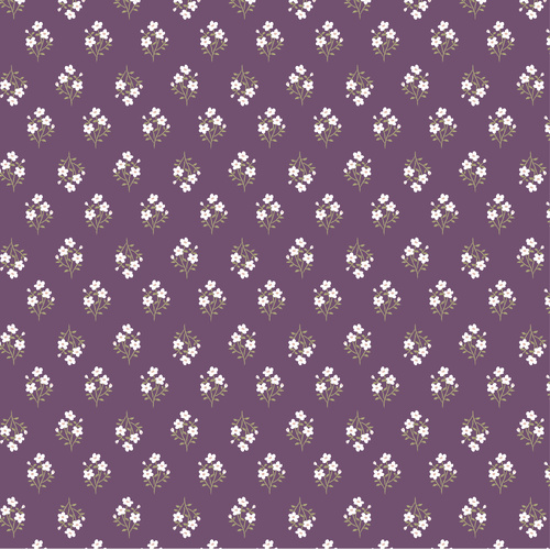 My Darling Deer Wildflower Plum DD25983 Patchwork Fabric