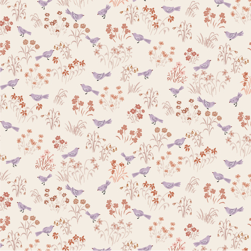 My Darling Deer Little Bird Wheat DD25992 Patchwork Fabric