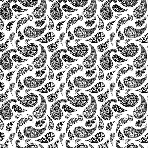 DV2111 BBB Black on White Quilting Fabric 