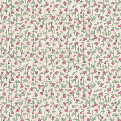 Forget-Me-Not Rose Mary Pink DV6815 Quilting Fabric