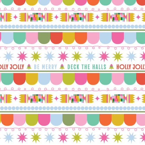 Deck the Halls DV6921 Stripe Quilting Fabric 