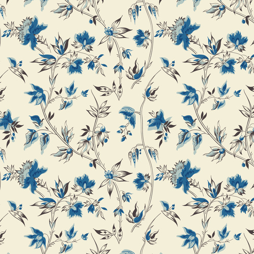 Peasholme Green Alexandrina Blue DV7103 Quilting Fabric
