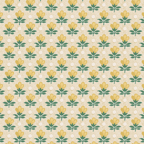 Guinevere Clarine Yellow DV7141 Quilting Fabric
