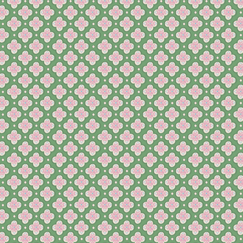 Guinevere Nimiane Green DV7145 Quilting Fabric
