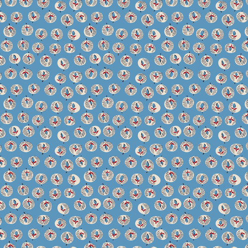 Guinevere Ganieda Blue DV7148 Quilting Fabric