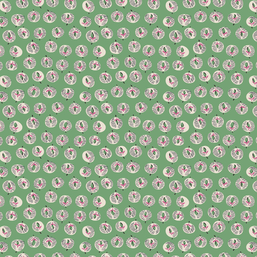 Guinevere Ganieda Green DV7149 Quilting Fabric