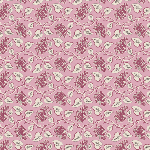 Heritage Garden Wildflower Pink DV7510 Quilting Fabric