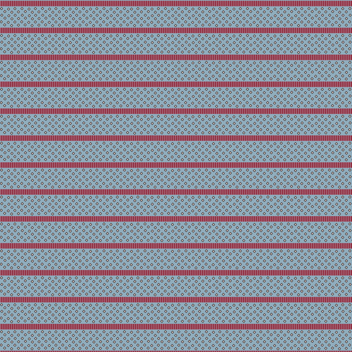 Heritage Garden Winter Gate Blue DV7524 Quilting Fabric