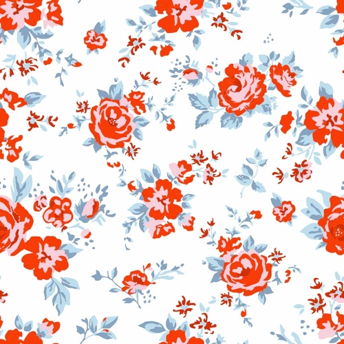 Elise Prize Rose White EE25501 Quilting Fabric 