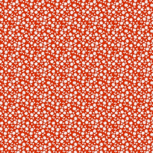 Elise Sweet Daisy Red EE25512 Quilting Fabric 