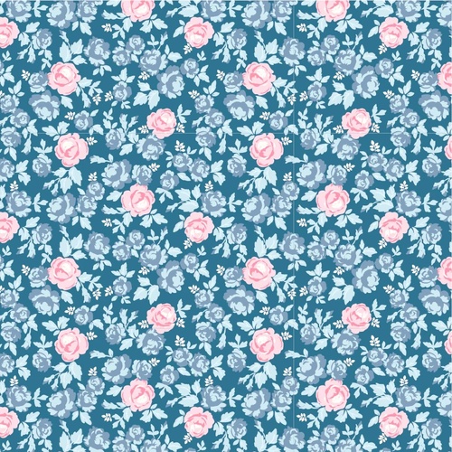 Elise Regency Denim EE25514 Quilting Fabric 