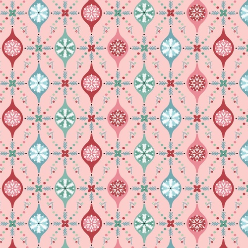 Frost & Flurry  Merry Berries Pink FL25604 Quilting Fabric 