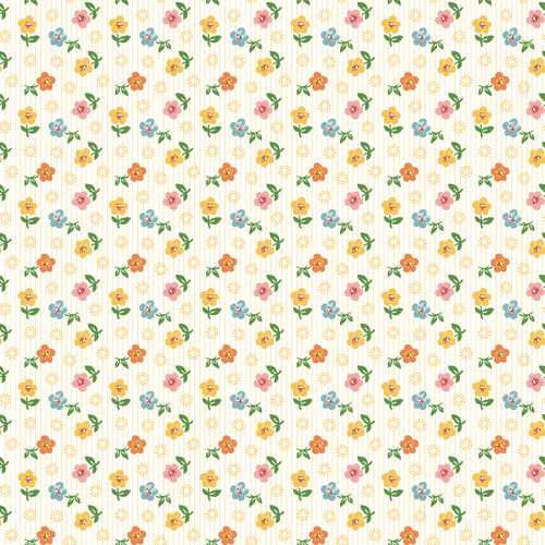 Flower Market Sugar Petals Multi FM25413 Quilting Fabric 