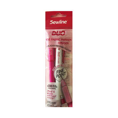 Sewline Fine Fabric Marker & Eraser - FINE POINT