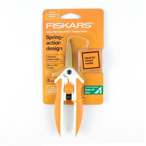 Fiskars Micro-Tip Easy Action Titanium Scissors