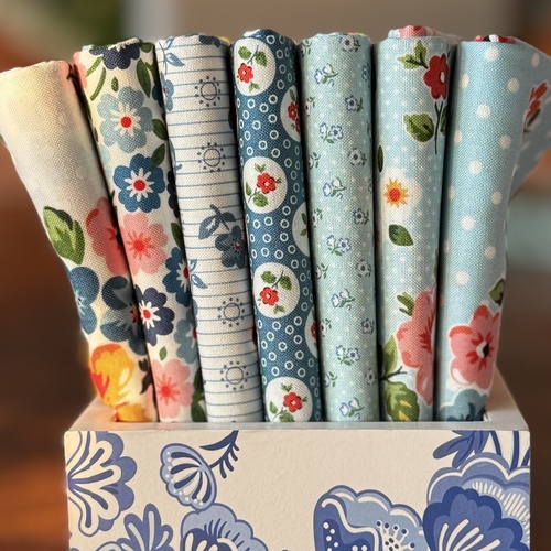 Flower Market Blue 7 Piece Special Bundle
