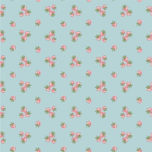 Garden Party Strawberry Fields Sky GP23305 Patchwork Fabric