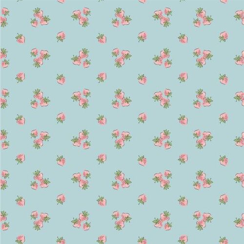 Garden Party Strawberry Fields Sky GP23305 Patchwork Fabric