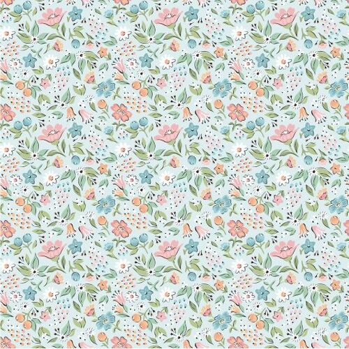 Garden Party Freshly Picked Sky GP23317 Patchwork Fabric
