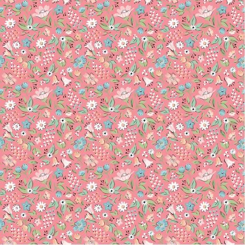 Garden Party Freshly Picked Rapsberry GP23318 Patchwork Fabric