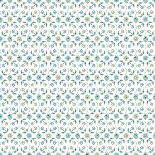 Granny's Sewing Room Granny's Apron Blue GS25914 Patchwork Fabric 