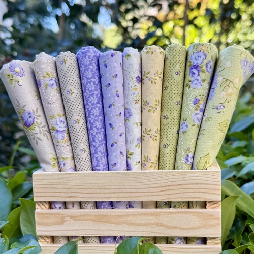 Georgia By Brenda Riddle Designs 10 Piece Fat Quarter MIXED Special Bundle
