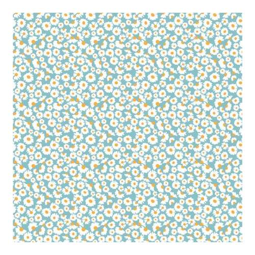 Hopscotch and Freckles Mini Calico Teal HF21923 Quilting Fabric