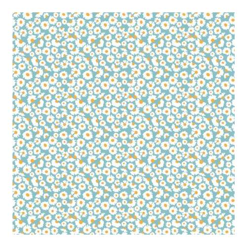 Hopscotch and Freckles Mini Calico Teal HF21923 Quilting Fabric